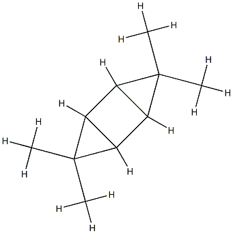 (1α,2β,4β,5α)-3,3,6,6-Tetramethyltricyclo[3.1.0.02,4]hexane 结构式