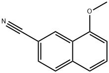 2-Naphthalenecarbonitrile,8-methoxy-(9CI) 结构式