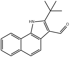 1H-Benz[g]indole-3-carboxaldehyde,2-(1,1-dimethylethyl)-(9CI) 结构式