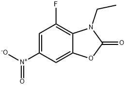 2(3H)-Benzoxazolone,3-ethyl-4-fluoro-6-nitro-(9CI) 结构式