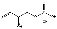 D-甘油醛3-磷酸盐水溶液 结构式