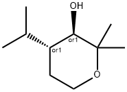 2H-Pyran-3-ol,tetrahydro-2,2-dimethyl-4-(1-methylethyl)-,(3R,4R)-rel-(9CI) 结构式