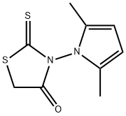 4-Thiazolidinone,3-(2,5-dimethyl-1H-pyrrol-1-yl)-2-thioxo-(9CI) 结构式