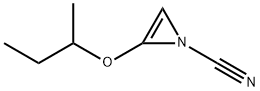 1H-Azirine-1-carbonitrile,2-(1-methylpropoxy)-(9CI) 结构式