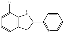 1H-Indole,7-chloro-2,3-dihydro-2-(2-pyridinyl)-(9CI) 结构式