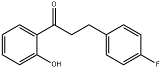 1-Propanone, 3-(4-fluorophenyl)-1-(2-hydroxyphenyl)- 结构式