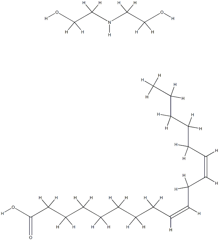 亚油酸DEA盐 结构式