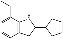 1H-Indole,2-cyclopentyl-7-ethyl-2,3-dihydro-(9CI) 结构式