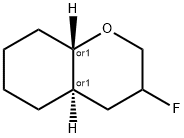 2H-1-Benzopyran,3-fluorooctahydro-,(4aR,8aS)-rel-(9CI) 结构式