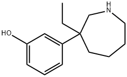 N-desmethylmeptazinol 结构式