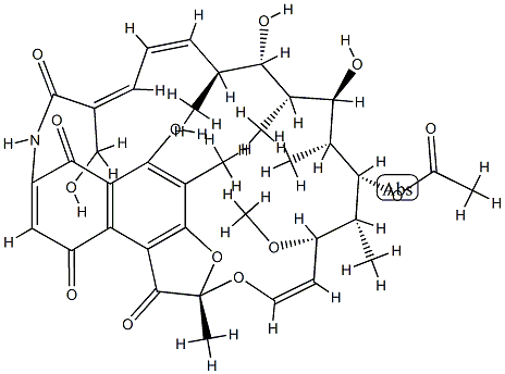 利福霉素杂质7 结构式