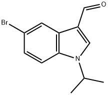 1H-Indole-3-carboxaldehyde,5-bromo-1-(1-methylethyl)-(9CI) 结构式
