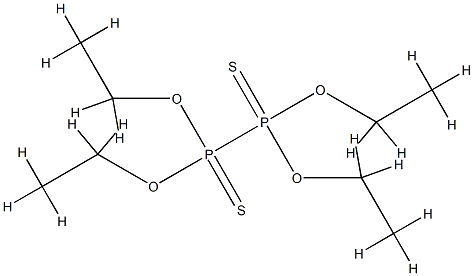 P,P'-Dithiohypophosphoric acid tetraethyl ester 结构式