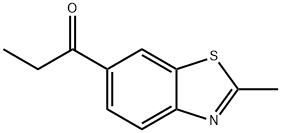 1-Propanone,1-(2-methyl-6-benzothiazolyl)-(7CI,8CI) 结构式