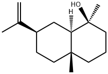 (1S,8aα)-Decahydro-1,4aβ-dimethyl-7β-isopropenyl-1-naphthol 结构式