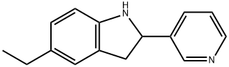 1H-Indole,5-ethyl-2,3-dihydro-2-(3-pyridinyl)-(9CI) 结构式