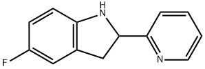 1H-Indole,5-fluoro-2,3-dihydro-2-(2-pyridinyl)-(9CI) 结构式