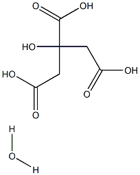 一水柠檬酸 结构式