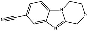 1H-[1,4]Oxazino[4,3-a]benzimidazole-8-carbonitrile,3,4-dihydro-(7CI,9CI) 结构式