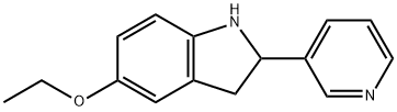 1H-Indole,5-ethoxy-2,3-dihydro-2-(3-pyridinyl)-(9CI) 结构式