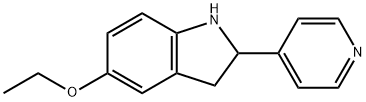 1H-Indole,5-ethoxy-2,3-dihydro-2-(4-pyridinyl)-(9CI) 结构式