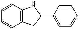 1H-Indole,2,3-dihydro-2-(4-pyridinyl)-(9CI) 结构式