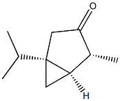 ALPHA+BETATHUJONE 结构式