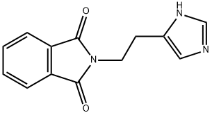 1H-?Isoindole-?1,?3(2H)?-?dione, 2-?[2-?(1H-?imidazol-?5-?yl)?ethyl]?- 结构式