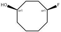 Cyclooctanol, 4-fluoro-, (1R,4S)-rel- (9CI) 结构式