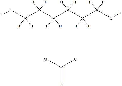碳酰二氯与1,6-己二醇的聚合物 结构式