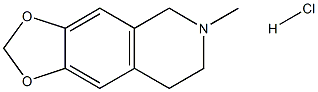 氢化白毛莨分碱盐酸盐 结构式