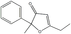 3(2H)-Furanone,5-ethyl-2-methyl-2-phenyl-(9CI) 结构式