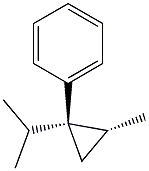 Benzene, [(1R,2S)-2-methyl-1-(1-methylethyl)cyclopropyl]-, rel- (9CI) 结构式