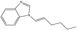 1H-Benzimidazole,1-(1E)-1-hexenyl-(9CI) 结构式