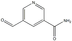 3-Pyridinecarboxamide,5-formyl-(9CI) 结构式