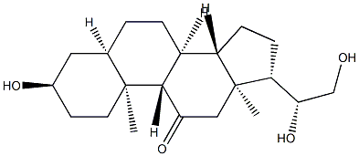 17-Deoxycortolone 结构式