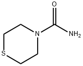 硫代吗啉-4-甲酰胺 结构式