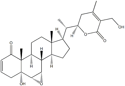 12-DEOXYWITHASTRAMONOLIDE 结构式
