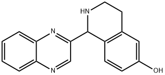 6-Isoquinolinol,1,2,3,4-tetrahydro-1-(2-quinoxalinyl)-(9CI) 结构式