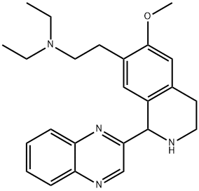 7-Isoquinolineethanamine,N,N-diethyl-1,2,3,4-tetrahydro-6-methoxy-1-(2-quinoxalinyl)-(9CI) 结构式