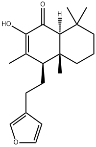 11,12-Dihydro-7-hydroxyhedychenone 结构式