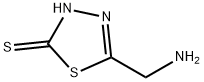 1,3,4-Thiadiazole-2(3H)-thione,5-(aminomethyl)-(9CI) 结构式