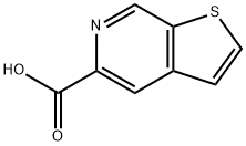 噻吩并[2,3-C]吡啶-5-羧酸 结构式