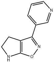 4H-Pyrrolo[3,2-d]isoxazole,5,6-dihydro-3-(3-pyridinyl)-(9CI) 结构式