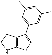 4H-Pyrrolo[3,2-d]isoxazole,3-(3,5-dimethylphenyl)-5,6-dihydro-(9CI) 结构式