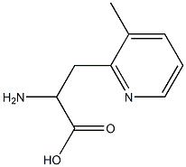 2-Pyridinepropanoicacid,alpha-amino-3-methyl-(9CI) 结构式