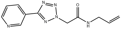 2H-Tetrazole-2-acetamide,N-2-propenyl-5-(3-pyridinyl)-(9CI) 结构式