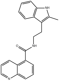 5-Quinolinecarboxamide,N-[2-(2-methyl-1H-indol-3-yl)ethyl]-(9CI) 结构式