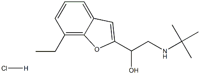 丁呋洛尔盐酸盐 结构式