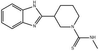 1-Piperidinecarbothioamide,3-(1H-benzimidazol-2-yl)-N-methyl-(9CI) 结构式